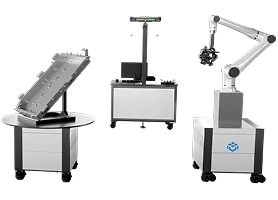 Scanner 3D automatisé monté sur bras robotisé pour contrôle qualité