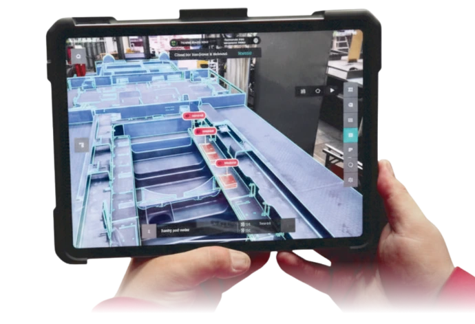 Tablette Twyn pour inspection visuelle par réalité augmentée