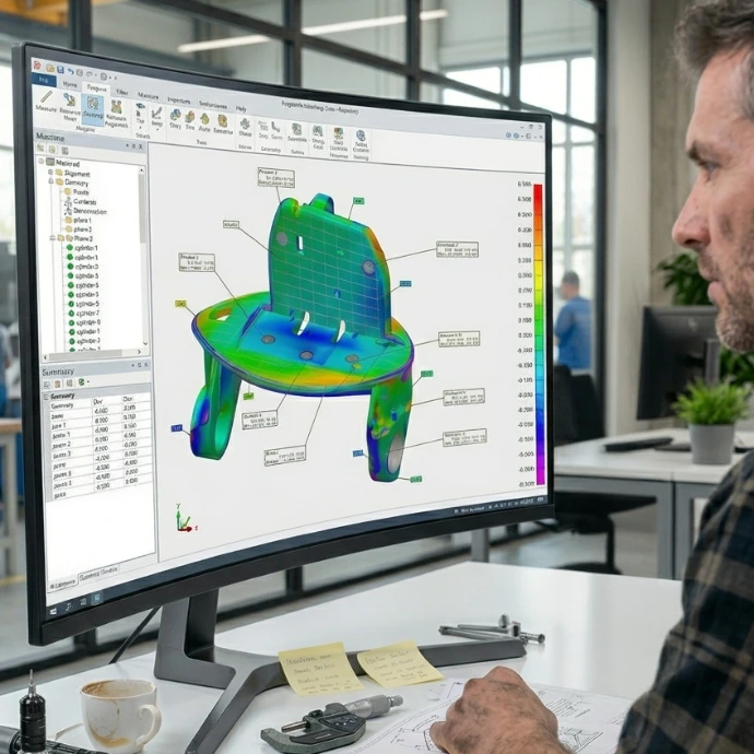 Acquisition de données 3D avec scanner portable Scanology