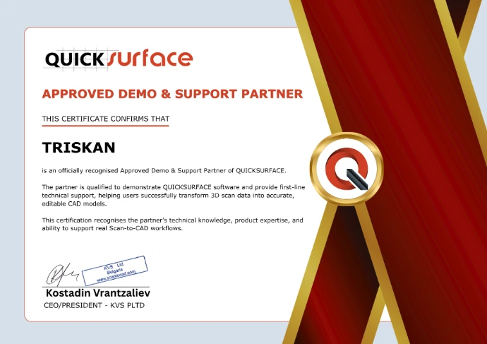 Triskan, partenaire certifié de QuickSurface