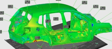 Maillage 3D issu d'une numérisation par scanner Scanology