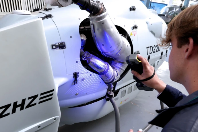 Scanner 3d simscan pour scanner dans l'industrie