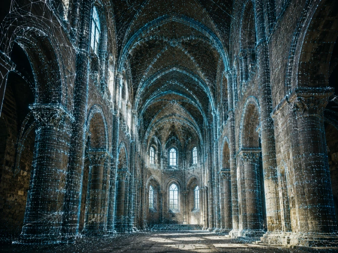 Numérisation 3d d'églises et bâtiments historiques