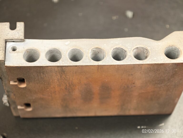 Usure sur un moule avant scan 3d pour refabrication