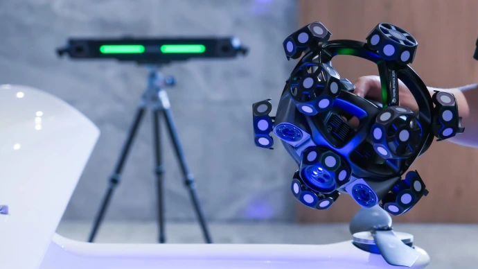Scanner 3d Nimbletrack de scanology pour le scan d'automobile